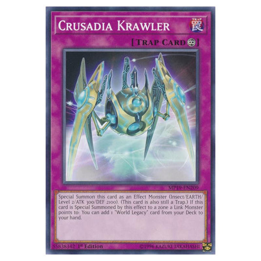 Yu-Gi-Oh! - 2019 Gold Sarcophagus Tin Mega Pack - Crusadia Krawler (Common) MP19-EN209