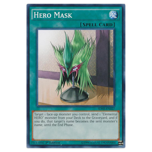 Yu-Gi-Oh! - HERO Strike Structure Deck - Hero Mask (Common) SDHS-EN027