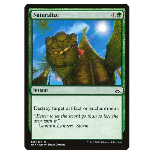 Magic The Gathering - Rivals Of Ixalan - Naturalize - 139/196 (Foil)