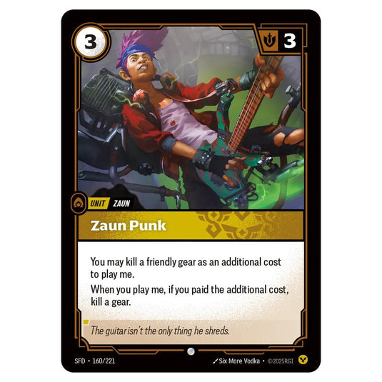 Riftbound: League of Legends TCG - Spiritforged - Zaun Punk - 160/221