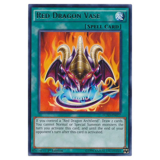Yu-Gi-Oh! - Legendary Collection 5D's Mega Pack - Red Dragon Vase (Rare) LC5D-EN077