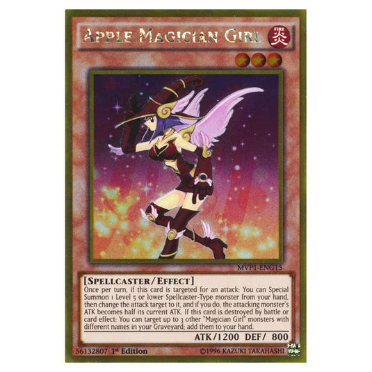 Yu-Gi-Oh! - Yu-Gi-Oh! The Dark Side of Dimensions Movie Pack - Gold Edition - Apple Magician Girl (Gold Rare) MVP1-ENG15