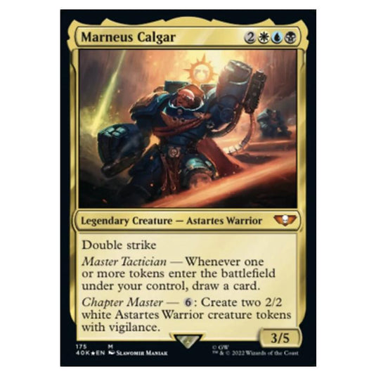 Magic The Gathering - Universes Beyond - Warhammer 40k - Marneus Calgar - 175/168