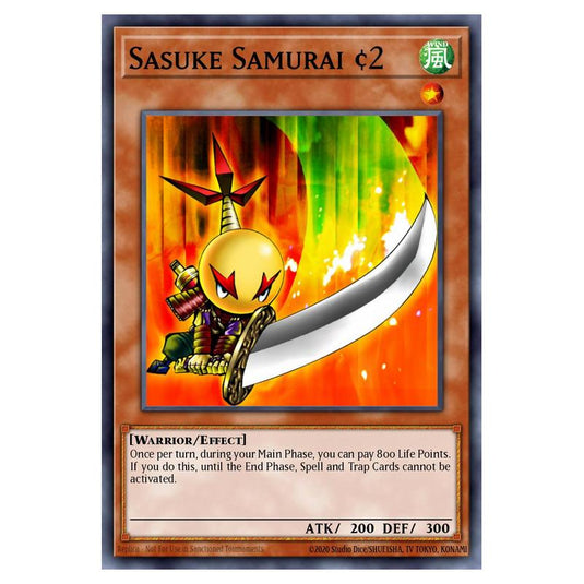 Yu-Gi-Oh! - Dark Revelation Volume 1 - Sasuke Samurai #2 (Common) DR1-EN221
