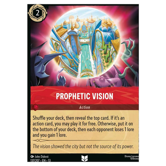 Lorcana - Attack of the Vine! - Prophetic Vision (Uncommon) - 137/207