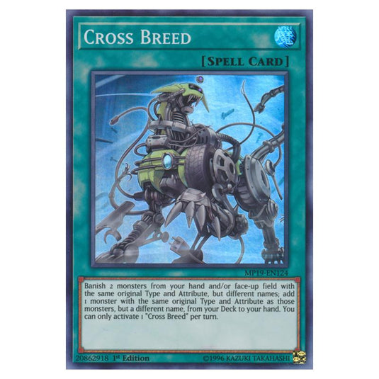 Yu-Gi-Oh! - 2019 Gold Sarcophagus Tin Mega Pack - Cross Breed (Super Rare) MP19-EN124