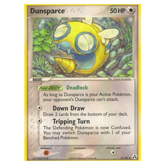 Pokemon - EX Legend Maker - Dunsparce - 31/92