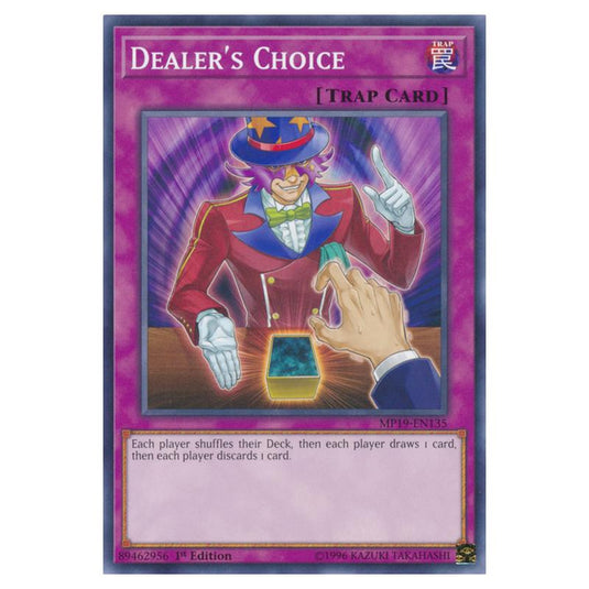 Yu-Gi-Oh! - 2019 Gold Sarcophagus Tin Mega Pack - Dealer's Choice (Common) MP19-EN135