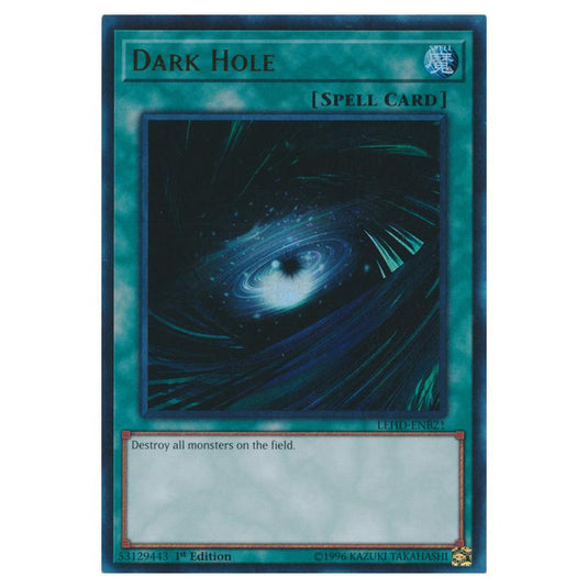 Yu-Gi-Oh! - Legendary Hero Decks - Dark Hole (Ultra Rare) LEHD-ENB21