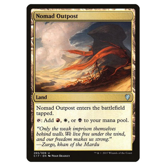 Magic The Gathering - Commander 2017 - Nomad Outpost - 265/309