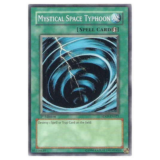 Yu-Gi-Oh! - Structure Deck - Dinosaur's Rage - Mystical Space Typhoon (Common) SD09-EN023