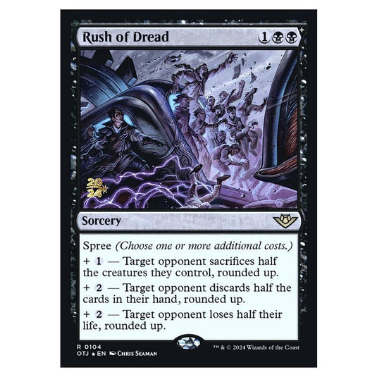 Magic The Gathering - Outlaws Of Thunder Junction Promos - Rush Of Dread - 104s (Foil)