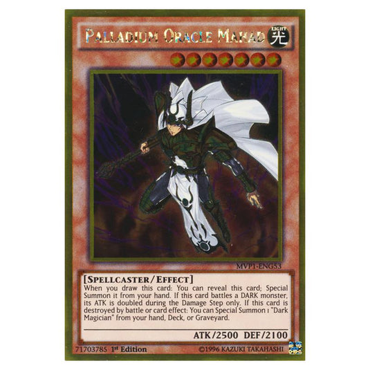 Yu-Gi-Oh! - Yu-Gi-Oh! The Dark Side of Dimensions Movie Pack - Gold Edition - Palladium Oracle Mahad (Gold Rare) MVP1-ENG53
