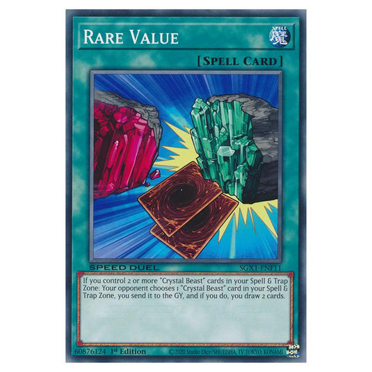 Yu-Gi-Oh! - Speed Duel GX - Duel Academy Box - Rare Value (Common) SGX1-ENF11