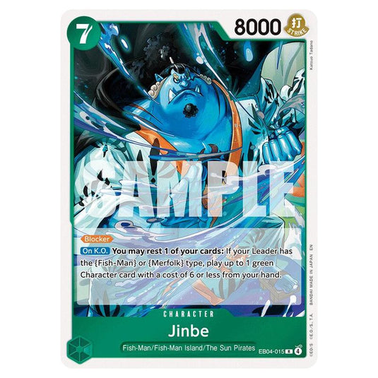 One Piece - OP14 - The Azure Sea's Seven - Jinbe - EB04-015