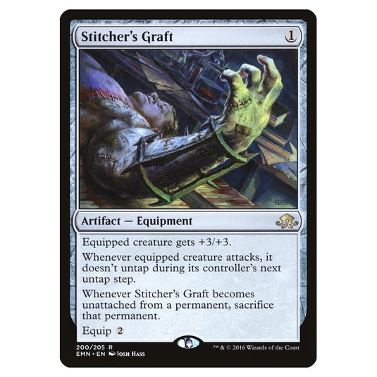 Magic the Gathering - Eldritch Moon - Stitcher\\'s Graft - 200/205