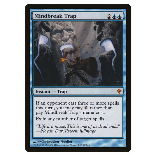 Magic The Gathering - Zendikar - Mindbreak Trap - 57/249 (Foil)