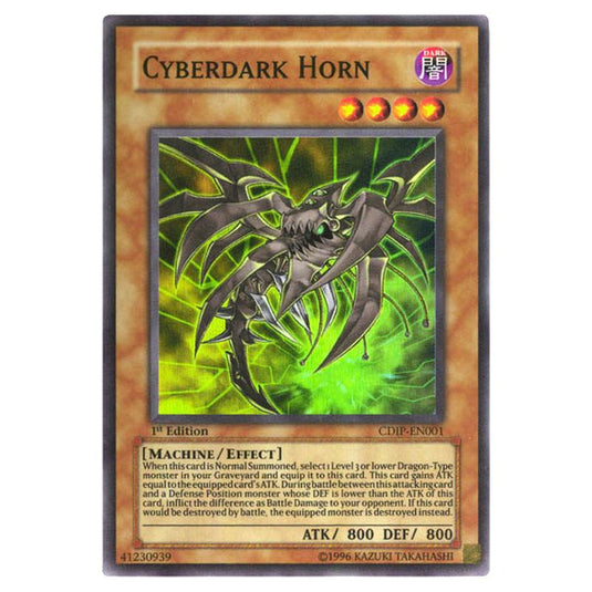 Yu-Gi-Oh! - Cyberdark Impact - Cyberdark Horn (Super Rare) CDIP-EN001