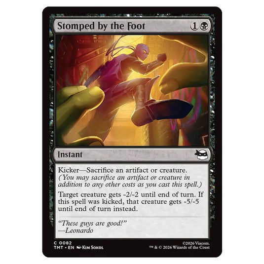 Magic The Gathering - Teenage Mutant Ninja Turtles - Stomped by the Foot - 0082