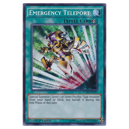 Yu-Gi-Oh! - Legendary Collection 5D's Mega Pack - Emergency Teleport (Secret Rare) LC5D-EN251