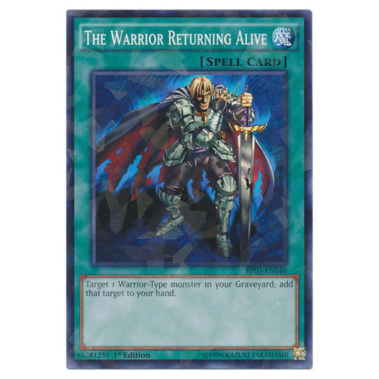Yu-Gi-Oh! - Battle Pack 3 - Monster League - The Warrior Returning Alive (Shatterfoil Rare) BP03-EN140