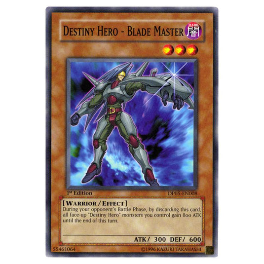 Yu-Gi-Oh! - Duelist Pack - Aster Phoenix - Destiny HERO - Blade Master (Common) DP05-EN008