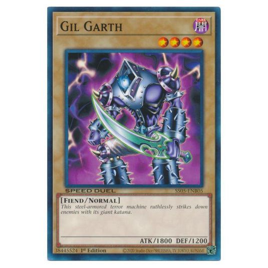 Yu-Gi-Oh! - Speed Duel Starter Decks - Twisted Nightmares - Gil Garth (Common) SS05-ENB05