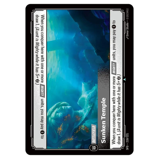 Riftbound: League of Legends TCG - Spiritforged - Sunken Temple - 218/221