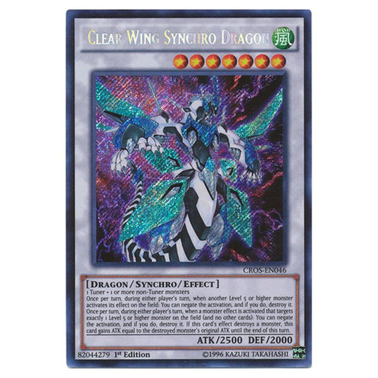 Yu-Gi-Oh! - Crossed Souls - Clear Wing Synchro Dragon (Secret Rare) CROS-EN046
