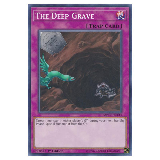 Yu-Gi-Oh! - 2019 Gold Sarcophagus Tin Mega Pack - The Deep Grave (Common) MP19-EN133