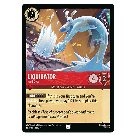 Lorcana - Winterspell - Liquidator - Iced Over (Uncommon) - 111/204