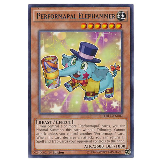 Yu-Gi-Oh! - Crossed Souls - Performapal Elephammer (Rare) CROS-EN002