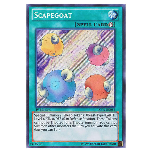 Yu-Gi-Oh! - Legendary Collection 4 - Joey's World Mega Pack - Scapegoat (Secret Rare) LCJW-EN066