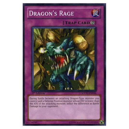 Yu-Gi-Oh! - Dragunity Legion Structure Deck - Dragon\'s Rage (Common) SDDL-EN036