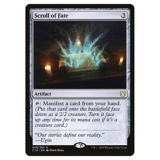Magic the Gathering - Commander 2019 - Scroll of Fate - 58