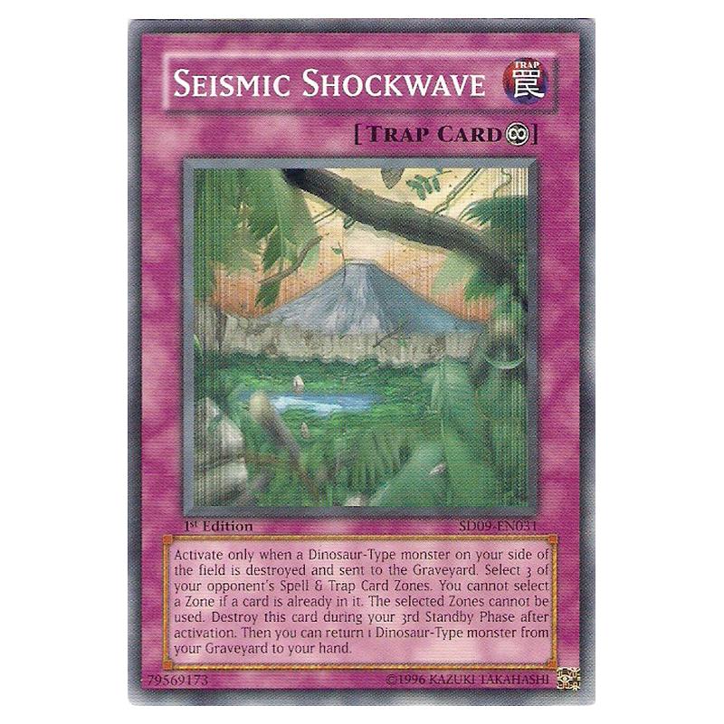 Yu-Gi-Oh! - Structure Deck - Dinosaur's Rage - Seismic Shockwave (Comm