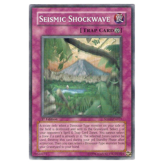 Yu-Gi-Oh! - Structure Deck - Dinosaur's Rage - Seismic Shockwave (Common) SD09-EN031