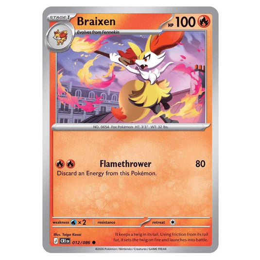 pokemon braixen card Braixen (9/39) [XY: Kalos Starter Set] main image 0