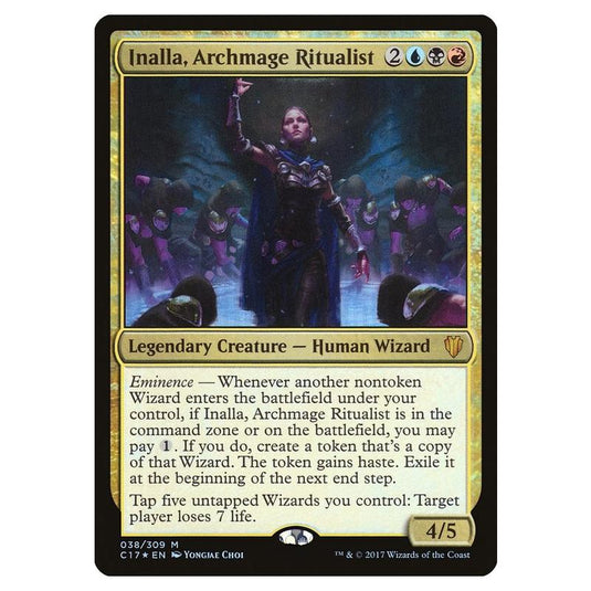 Magic The Gathering - Commander 2017 - Inalla, Archmage Ritualist - 038/309