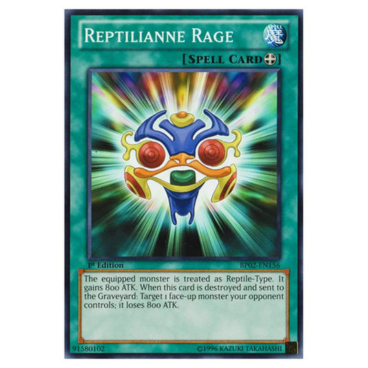 Yu-Gi-Oh! - Battle Pack 2 - War of the Giants - Reptilianne Rage (Common) BP02-EN156