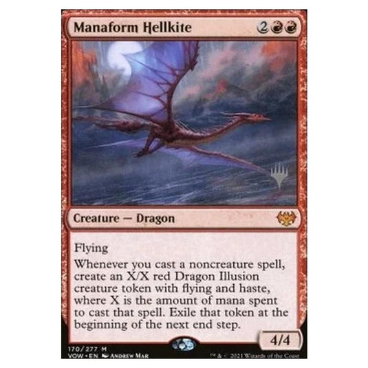 Magic The Gathering - Innistrad: Crimson Vow Promos - Manaform Hellkite - 170/277