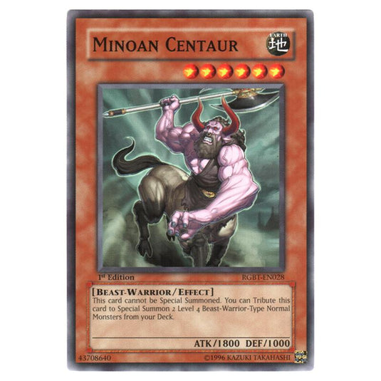 Yu-Gi-Oh! - Raging Battle - Minoan Centaur (Common) RGBT-EN028