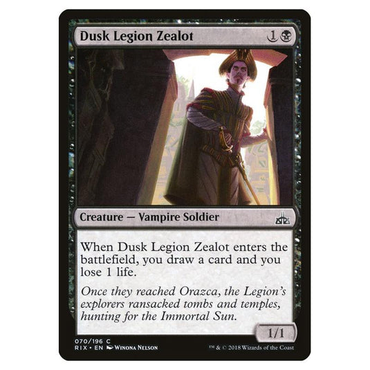 Magic The Gathering - Rivals Of Ixalan - Dusk Legion Zealot - 70/196 (Foil)