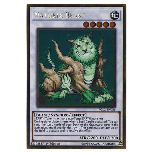 Yu-Gi-Oh! - Premium Gold - Return of the Bling - Naturia Beast (Gold Rare) PGL2-EN086
