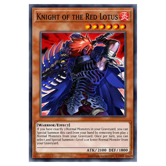 Yu-Gi-Oh! - Stardust Overdrive - Knight of the Red Lotus (Super Rare) SOVR-EN032