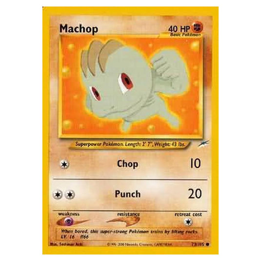 Pokemon - Neo Destiny - Machop - 073/105