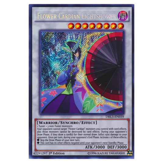 Yu-Gi-Oh! - Dragons of Legend - Unleashed - Flower Cardian Lightshower (Secret Rare) DRL3-EN039