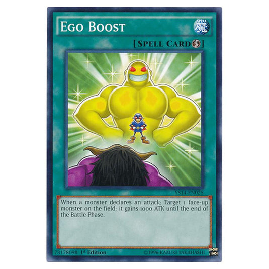Yu-Gi-Oh! - Super Starter - Space-Time Showdown - Ego Boost (Common) YS14-EN025