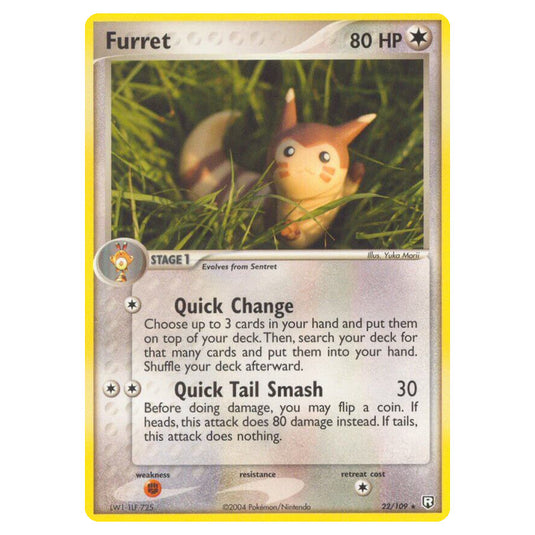Pokemon - EX Team Rocket Returns - Furret - 022/109