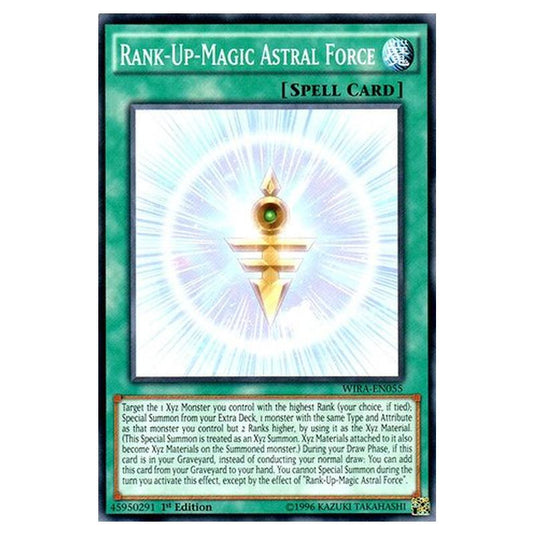 Yu-Gi-Oh! - Wing Raiders - Rank-Up-Magic Astral Force (Common) WIRA-EN055